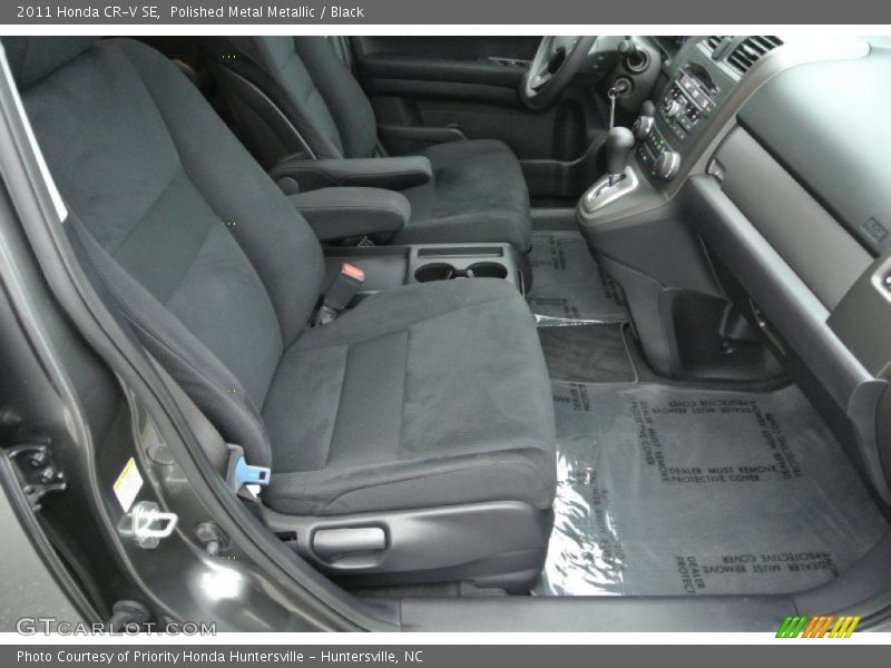 Polished Metal Metallic / Black 2011 Honda CR-V SE