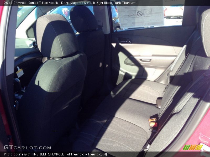 Deep Magenta Metallic / Jet Black/Dark Titanium 2014 Chevrolet Sonic LT Hatchback