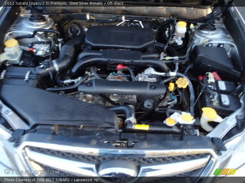 Steel Silver Metallic / Off-Black 2011 Subaru Legacy 2.5i Premium