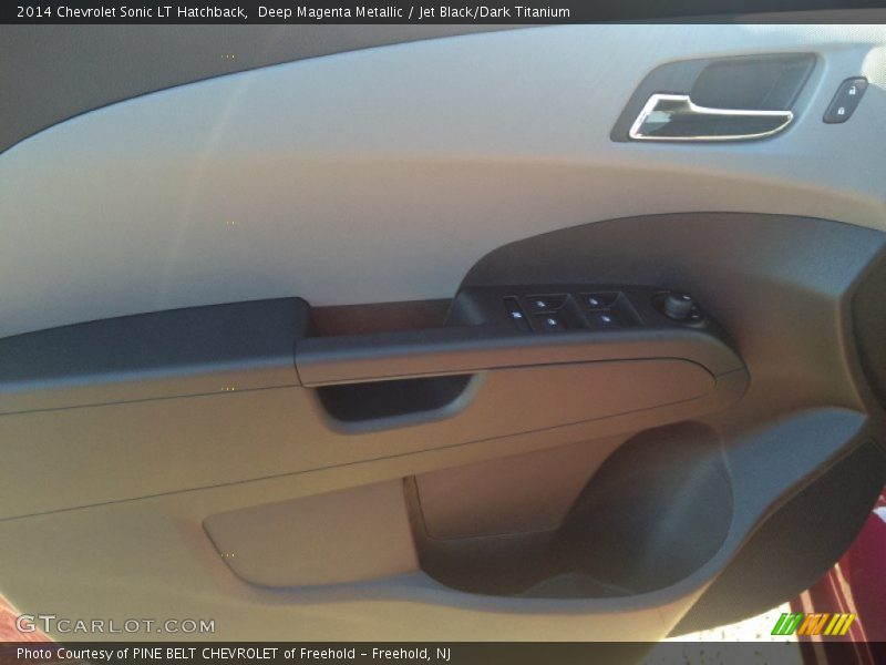 Deep Magenta Metallic / Jet Black/Dark Titanium 2014 Chevrolet Sonic LT Hatchback