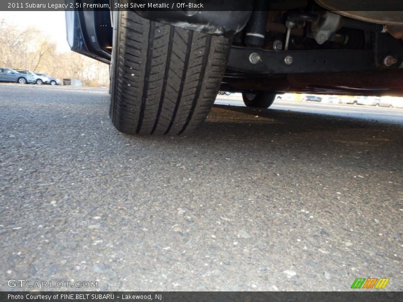 Steel Silver Metallic / Off-Black 2011 Subaru Legacy 2.5i Premium