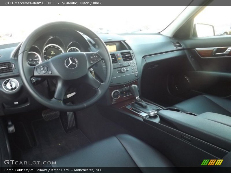Black / Black 2011 Mercedes-Benz C 300 Luxury 4Matic