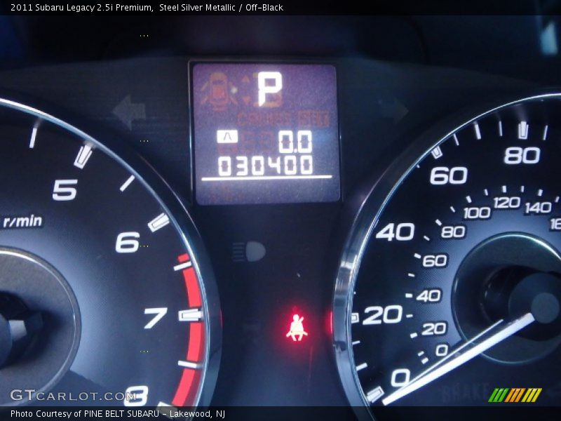 Steel Silver Metallic / Off-Black 2011 Subaru Legacy 2.5i Premium