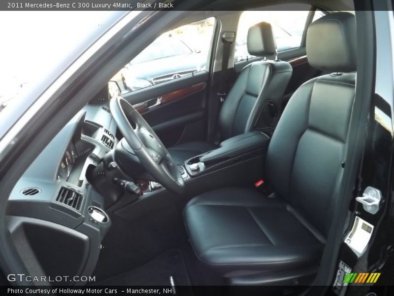 Black / Black 2011 Mercedes-Benz C 300 Luxury 4Matic