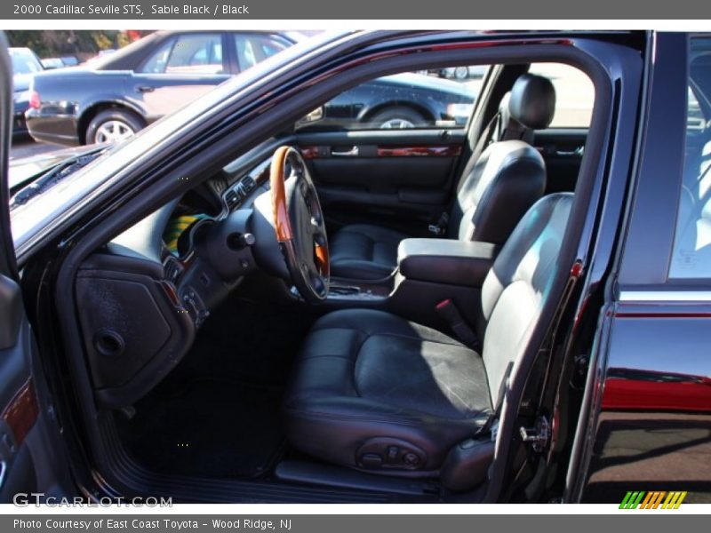 Sable Black / Black 2000 Cadillac Seville STS