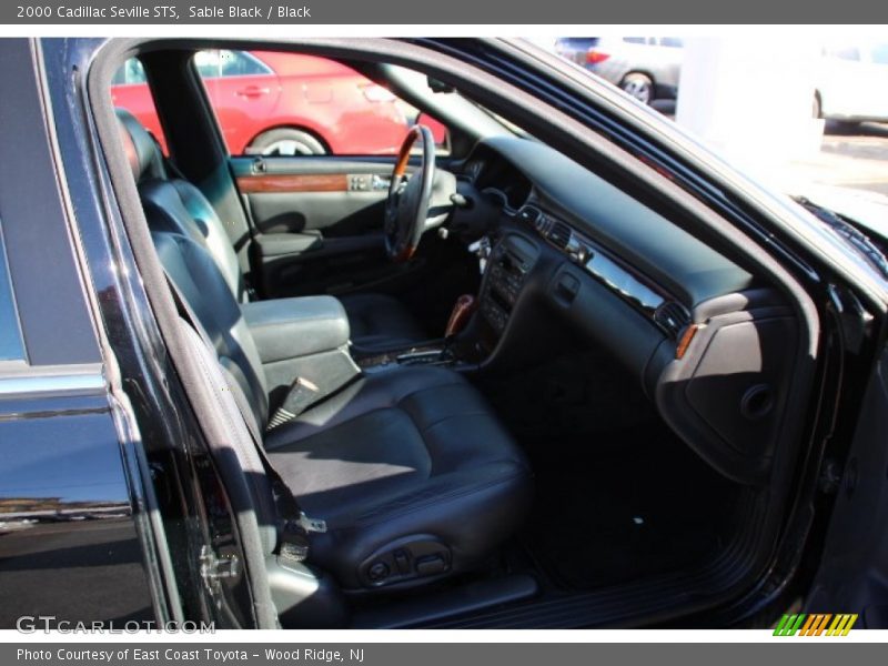 Sable Black / Black 2000 Cadillac Seville STS