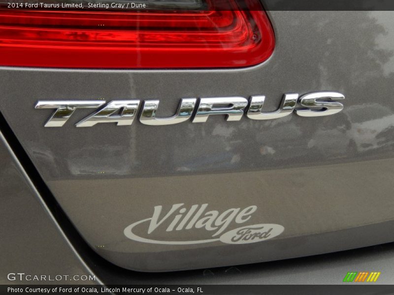 Sterling Gray / Dune 2014 Ford Taurus Limited