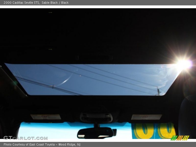 Sable Black / Black 2000 Cadillac Seville STS