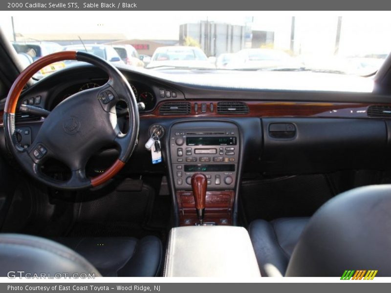 Sable Black / Black 2000 Cadillac Seville STS