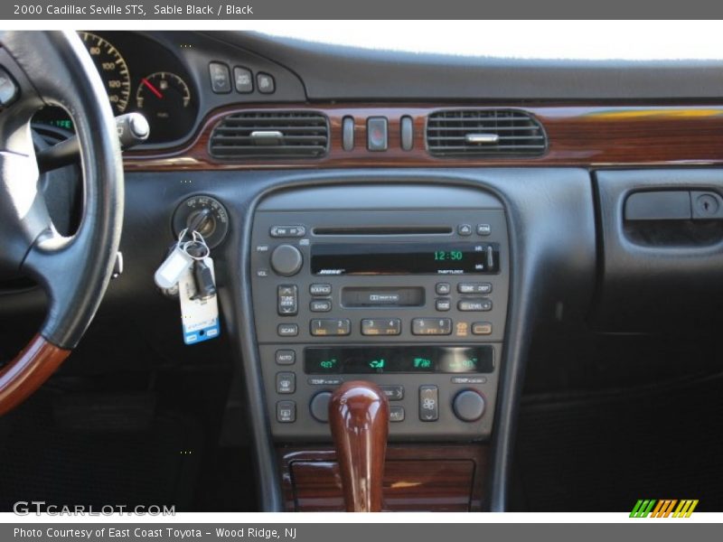 Sable Black / Black 2000 Cadillac Seville STS