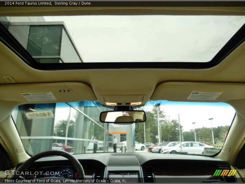Sterling Gray / Dune 2014 Ford Taurus Limited