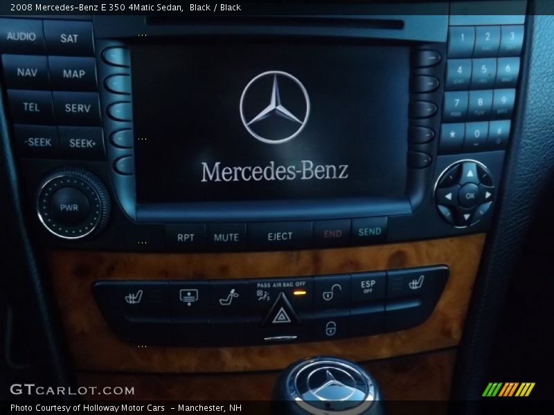 Black / Black 2008 Mercedes-Benz E 350 4Matic Sedan