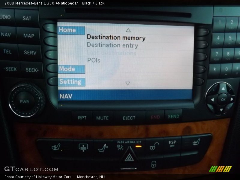 Black / Black 2008 Mercedes-Benz E 350 4Matic Sedan