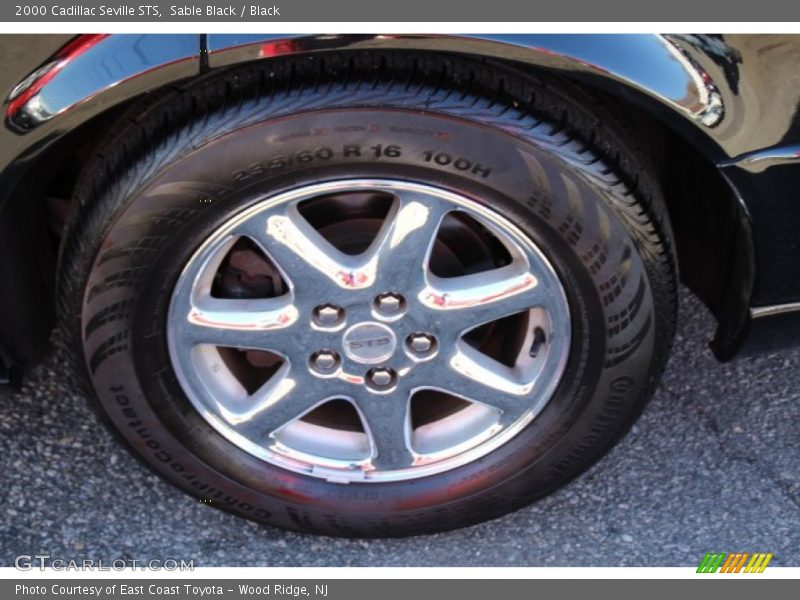 Sable Black / Black 2000 Cadillac Seville STS