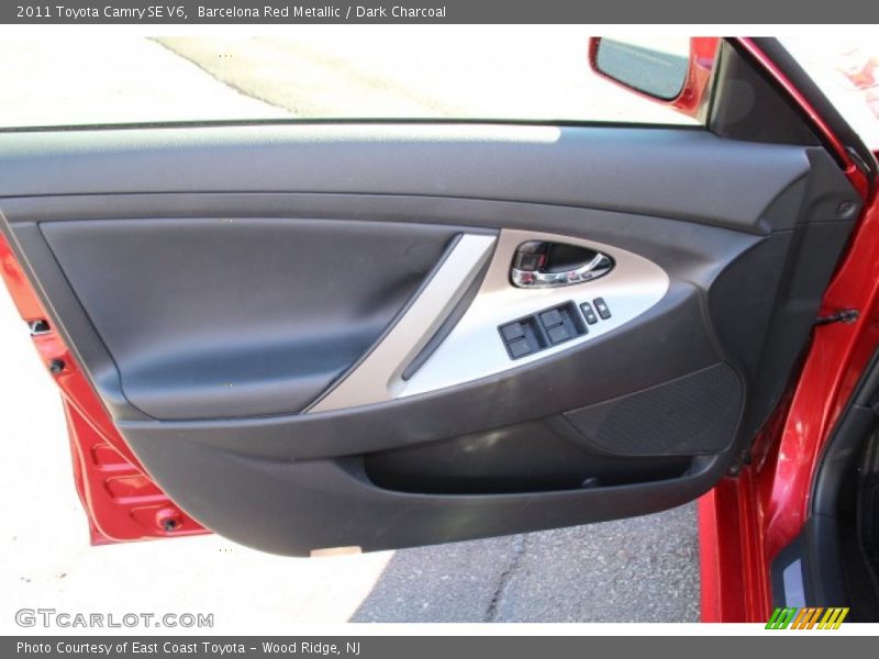 Barcelona Red Metallic / Dark Charcoal 2011 Toyota Camry SE V6
