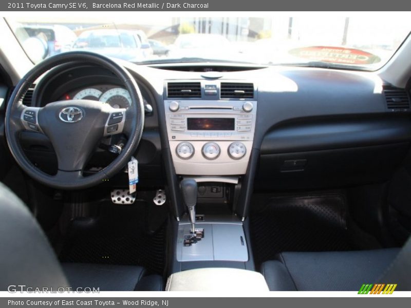 Barcelona Red Metallic / Dark Charcoal 2011 Toyota Camry SE V6