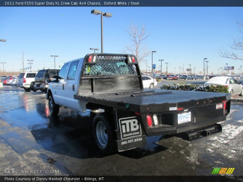 Oxford White / Steel 2011 Ford F350 Super Duty XL Crew Cab 4x4 Chassis