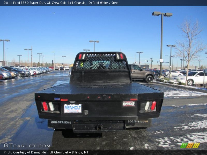 Oxford White / Steel 2011 Ford F350 Super Duty XL Crew Cab 4x4 Chassis