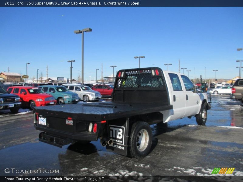 Oxford White / Steel 2011 Ford F350 Super Duty XL Crew Cab 4x4 Chassis