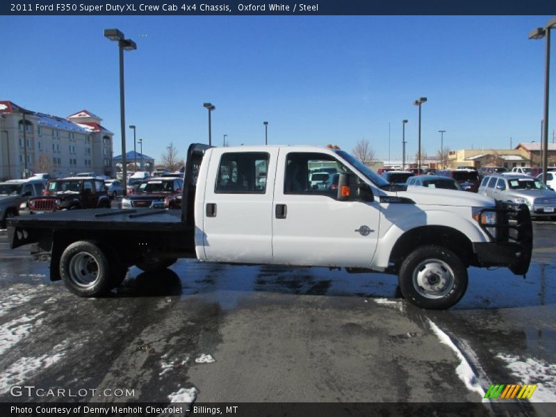 Oxford White / Steel 2011 Ford F350 Super Duty XL Crew Cab 4x4 Chassis