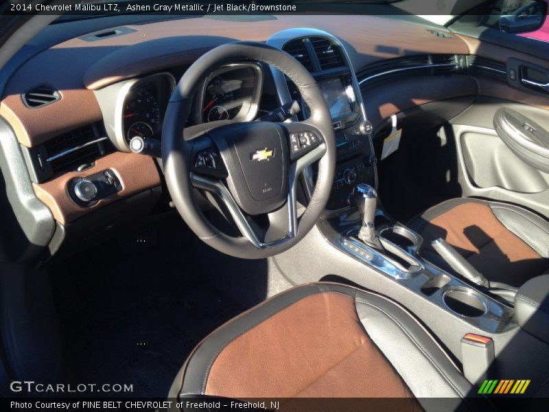 Ashen Gray Metallic / Jet Black/Brownstone 2014 Chevrolet Malibu LTZ