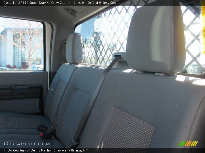 Oxford White / Steel 2011 Ford F350 Super Duty XL Crew Cab 4x4 Chassis