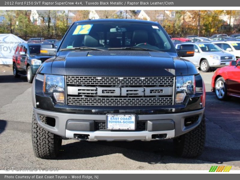 Tuxedo Black Metallic / Raptor Black Leather/Cloth 2012 Ford F150 SVT Raptor SuperCrew 4x4