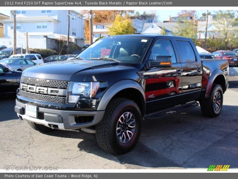 Tuxedo Black Metallic / Raptor Black Leather/Cloth 2012 Ford F150 SVT Raptor SuperCrew 4x4