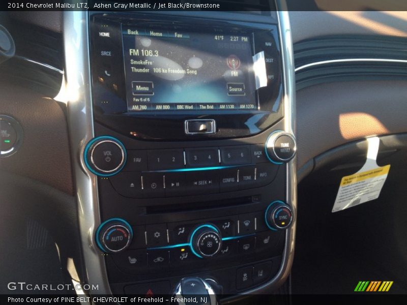 Ashen Gray Metallic / Jet Black/Brownstone 2014 Chevrolet Malibu LTZ