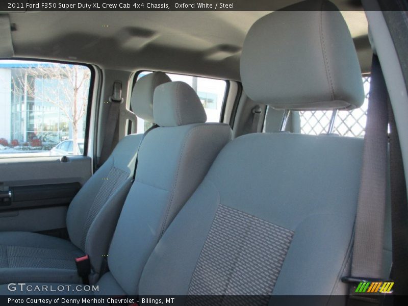 Oxford White / Steel 2011 Ford F350 Super Duty XL Crew Cab 4x4 Chassis