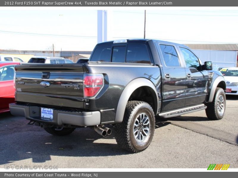Tuxedo Black Metallic / Raptor Black Leather/Cloth 2012 Ford F150 SVT Raptor SuperCrew 4x4