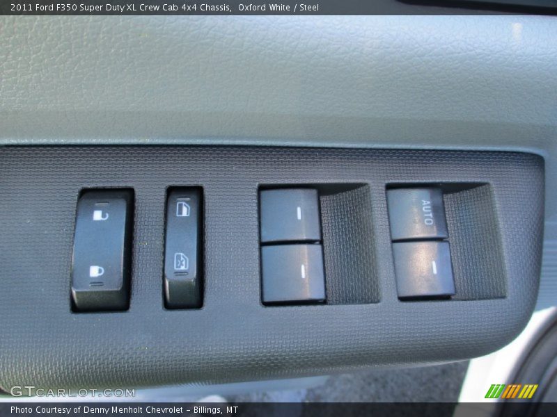 Oxford White / Steel 2011 Ford F350 Super Duty XL Crew Cab 4x4 Chassis