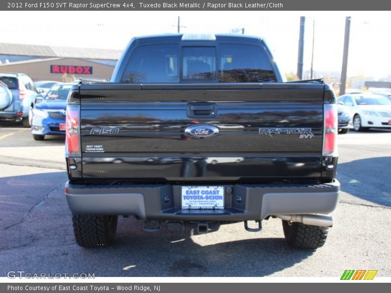 Tuxedo Black Metallic / Raptor Black Leather/Cloth 2012 Ford F150 SVT Raptor SuperCrew 4x4