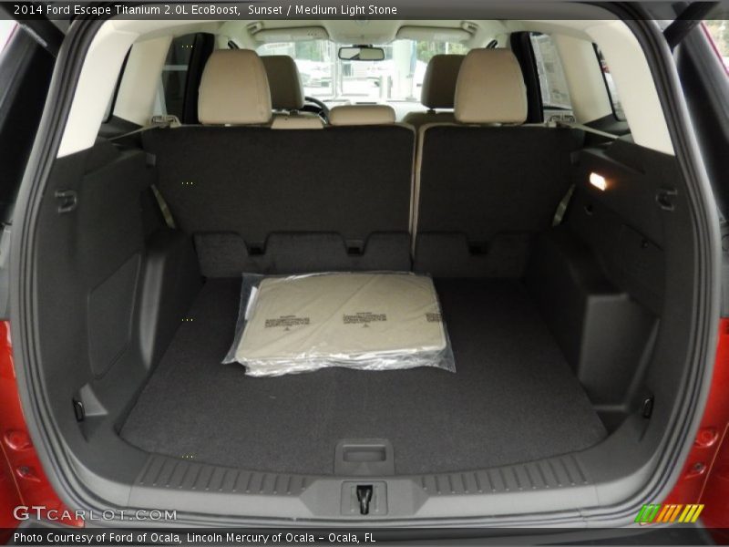 Sunset / Medium Light Stone 2014 Ford Escape Titanium 2.0L EcoBoost