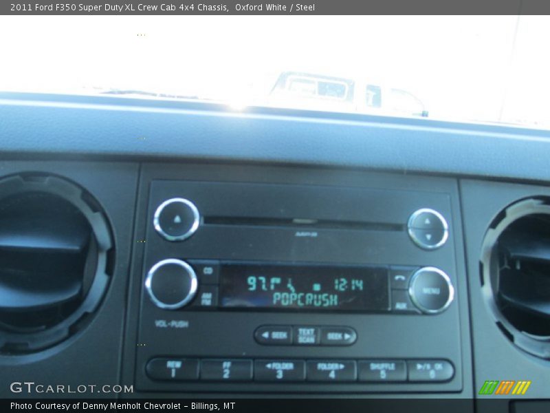 Oxford White / Steel 2011 Ford F350 Super Duty XL Crew Cab 4x4 Chassis