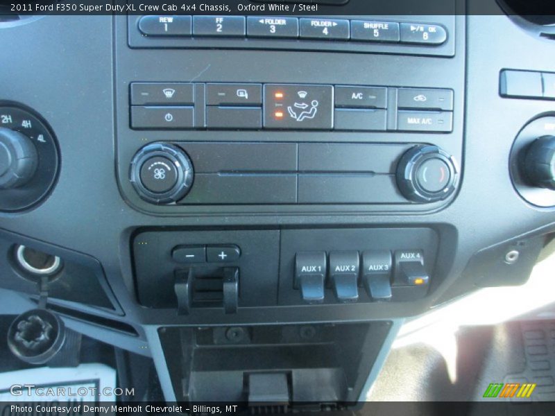 Oxford White / Steel 2011 Ford F350 Super Duty XL Crew Cab 4x4 Chassis