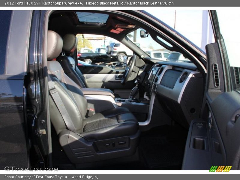 Tuxedo Black Metallic / Raptor Black Leather/Cloth 2012 Ford F150 SVT Raptor SuperCrew 4x4