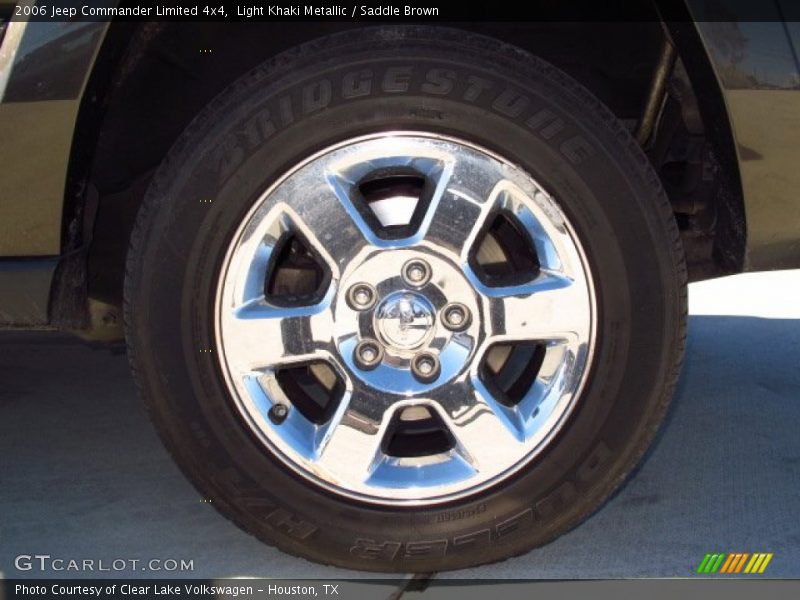 Light Khaki Metallic / Saddle Brown 2006 Jeep Commander Limited 4x4
