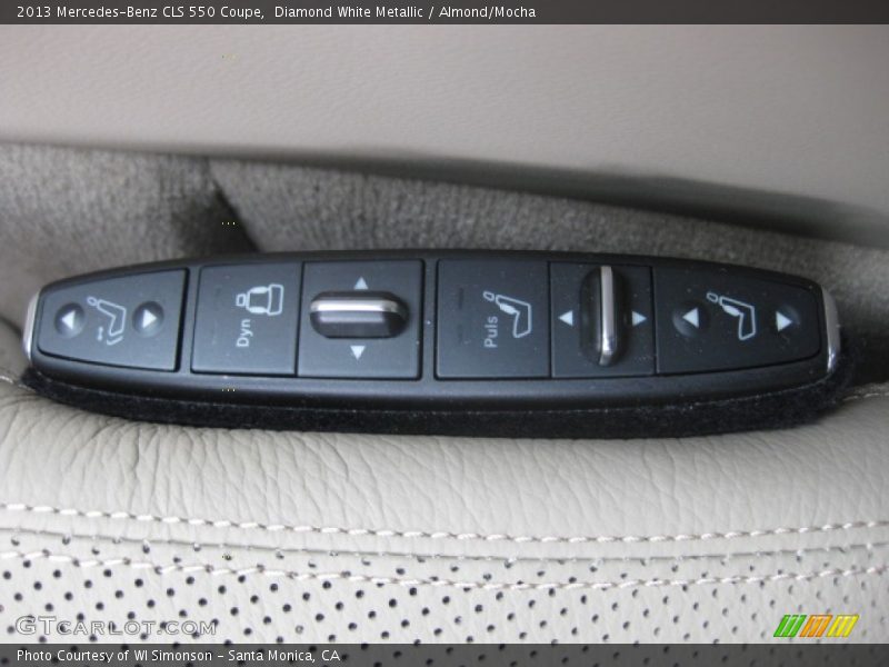 Diamond White Metallic / Almond/Mocha 2013 Mercedes-Benz CLS 550 Coupe