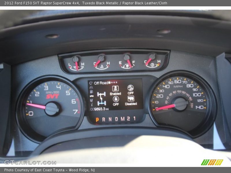 Tuxedo Black Metallic / Raptor Black Leather/Cloth 2012 Ford F150 SVT Raptor SuperCrew 4x4
