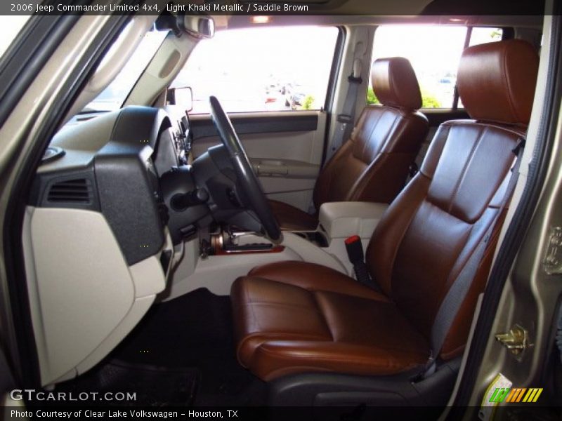  2006 Commander Limited 4x4 Saddle Brown Interior
