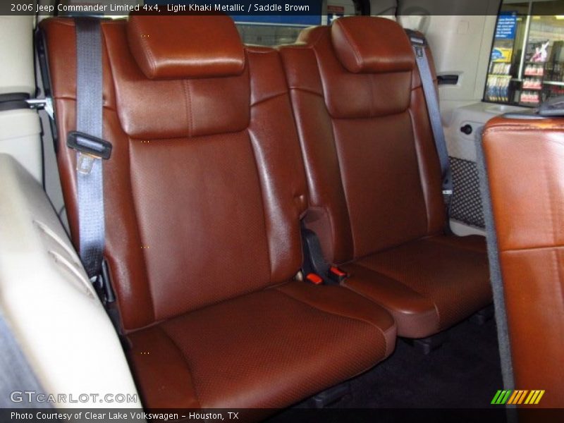 Rear Seat of 2006 Commander Limited 4x4