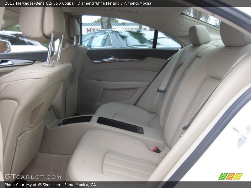 Diamond White Metallic / Almond/Mocha 2013 Mercedes-Benz CLS 550 Coupe