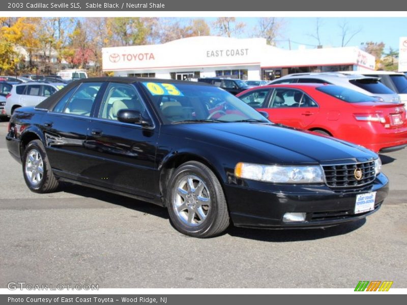 Sable Black / Neutral Shale 2003 Cadillac Seville SLS