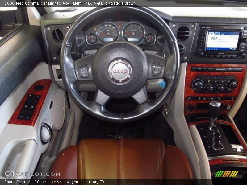 Light Khaki Metallic / Saddle Brown 2006 Jeep Commander Limited 4x4