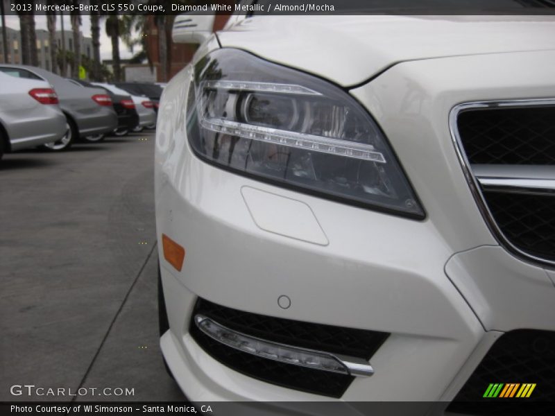 Diamond White Metallic / Almond/Mocha 2013 Mercedes-Benz CLS 550 Coupe