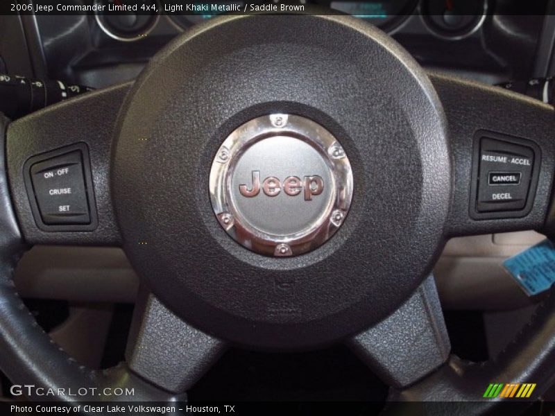 Light Khaki Metallic / Saddle Brown 2006 Jeep Commander Limited 4x4