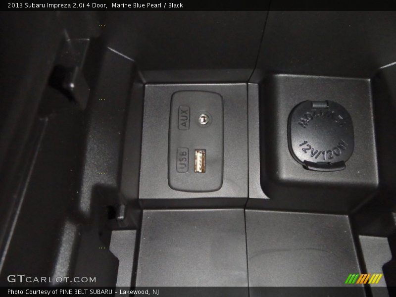 Marine Blue Pearl / Black 2013 Subaru Impreza 2.0i 4 Door