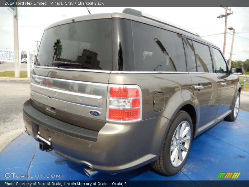Mineral Gray / Charcoal Black 2014 Ford Flex Limited