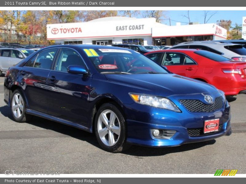 Blue Ribbon Metallic / Dark Charcoal 2011 Toyota Camry SE